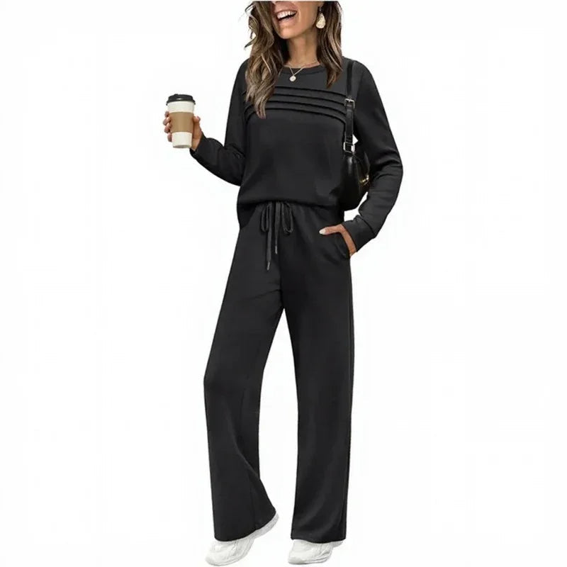 Conjunto Softluxe™ Estilo Casual Chique - Oferta Válida Apenas Hoje
