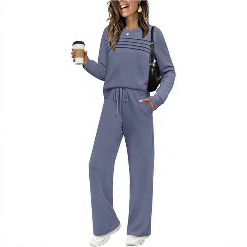 Conjunto Softluxe™ Estilo Casual Chique - Oferta Válida Apenas Hoje