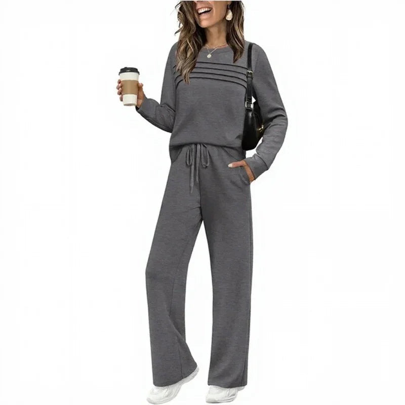 Conjunto Softluxe™ Estilo Casual Chique - Oferta Válida Apenas Hoje