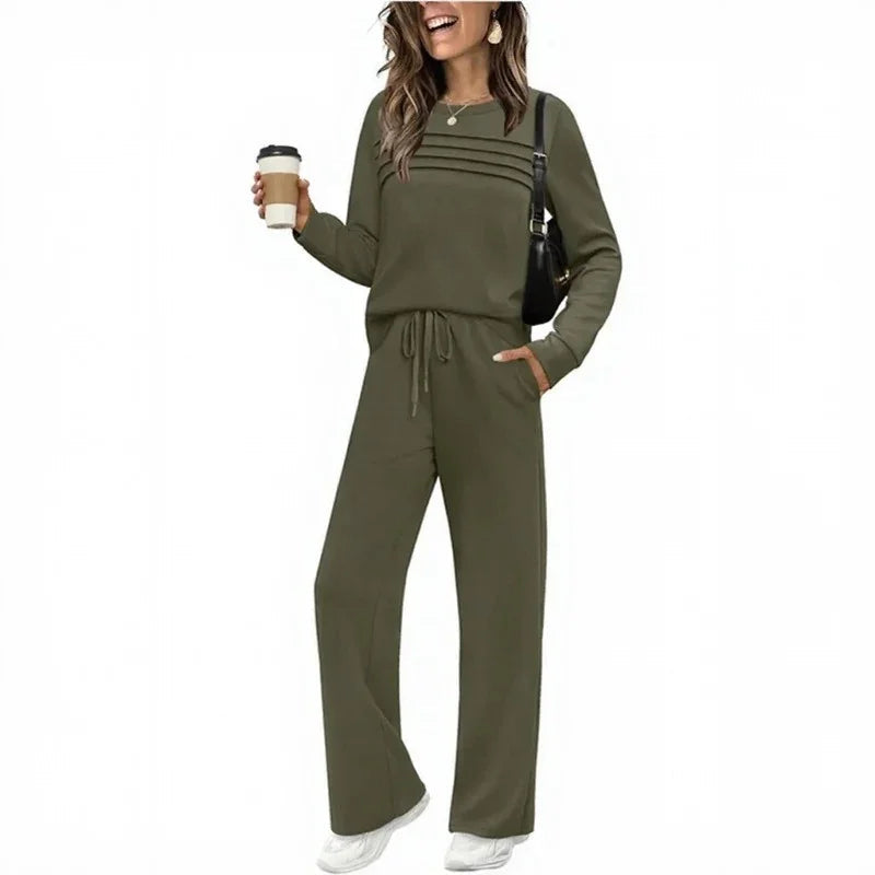 Conjunto Softluxe™ Estilo Casual Chique - Oferta Válida Apenas Hoje